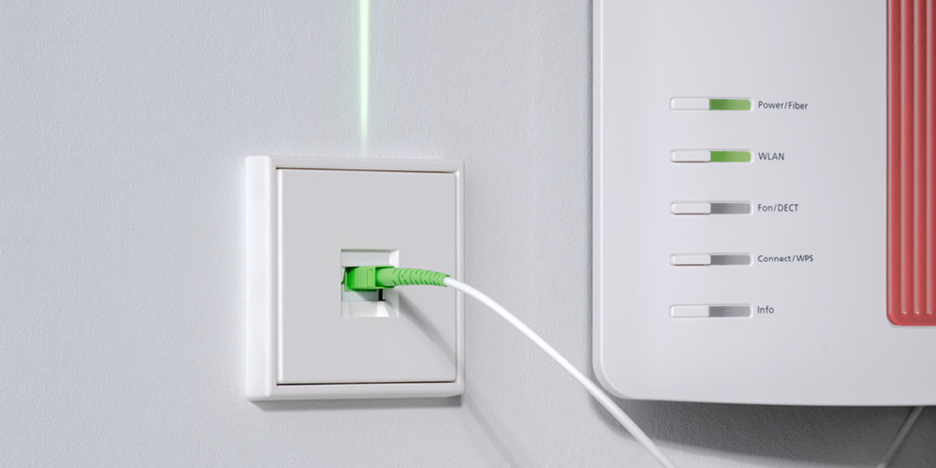 Die neuen Glasfaser-Anschlussdosen bei AG Elektrofachbetrieb in Asbach